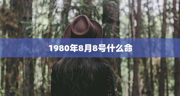 1980年8月8号什么命