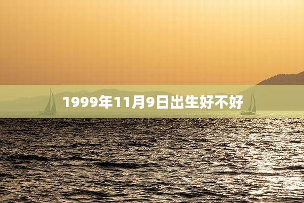 1999年11月9日出生好不好