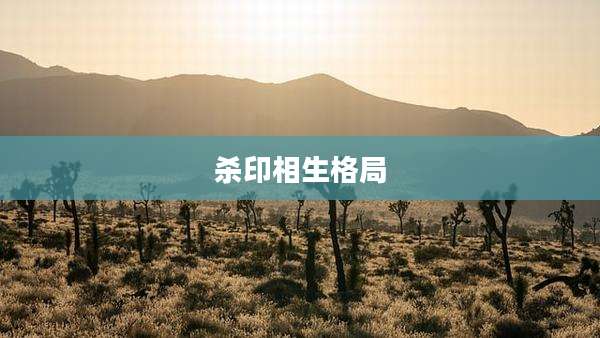 杀印相生格局