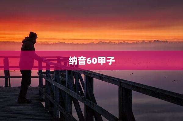 纳音60甲子