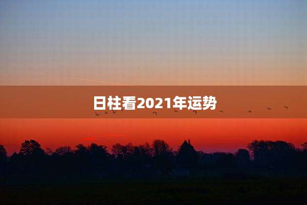 日柱看2021年运势