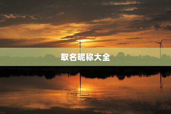 取名昵称大全