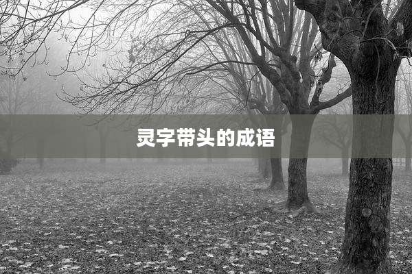 灵字带头的成语