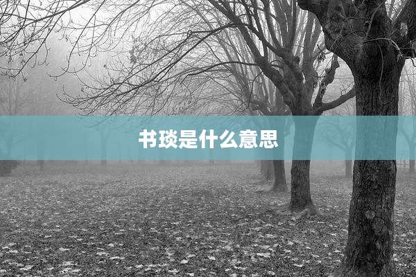 书琰是什么意思
