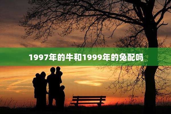 1997年的牛和1999年的兔配吗