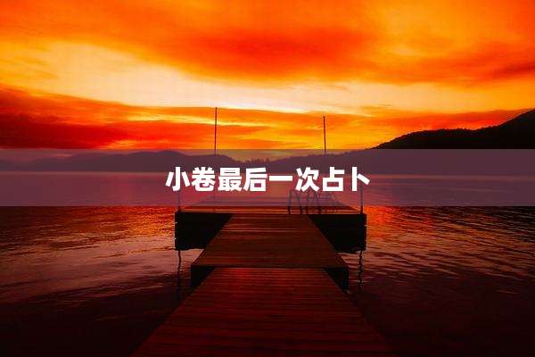 小卷最后一次占卜