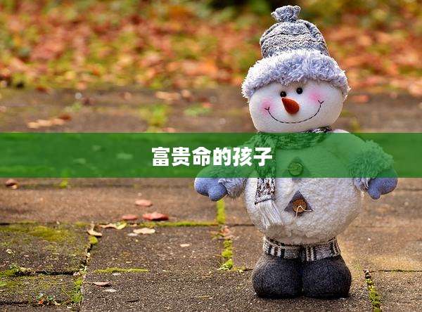 富贵命的孩子
