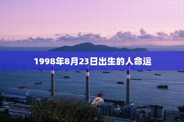 1998年8月23日出生的人命运
