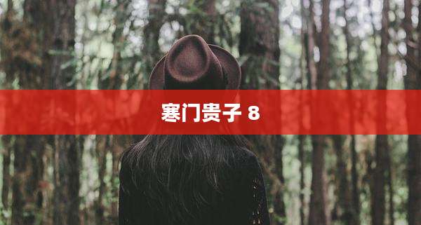 寒门贵子 8