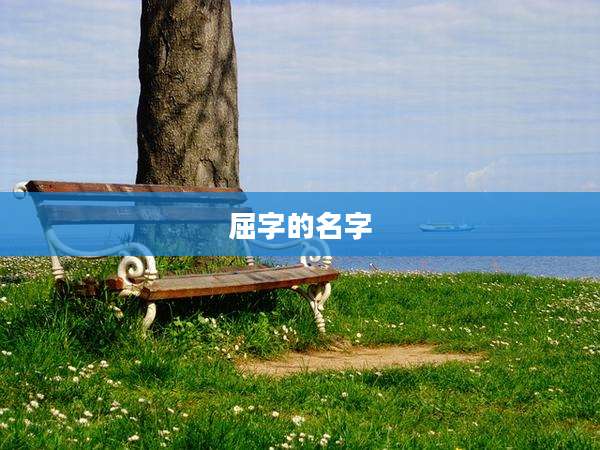 屈字的名字