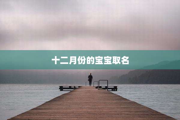 十二月份的宝宝取名