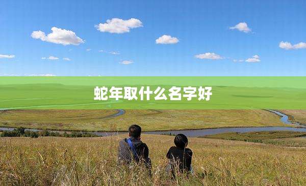 蛇年取什么名字好