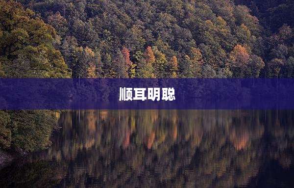 顺耳明聪