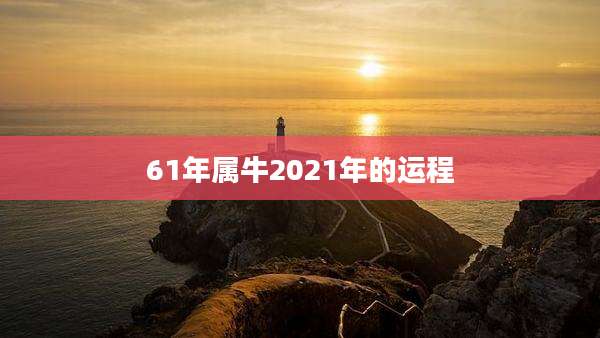 61年属牛2021年的运程