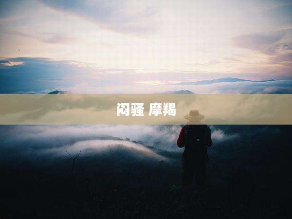 闷骚 摩羯
