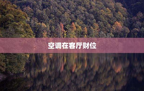 空调在客厅财位