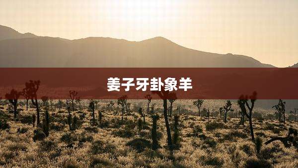 姜子牙卦象羊