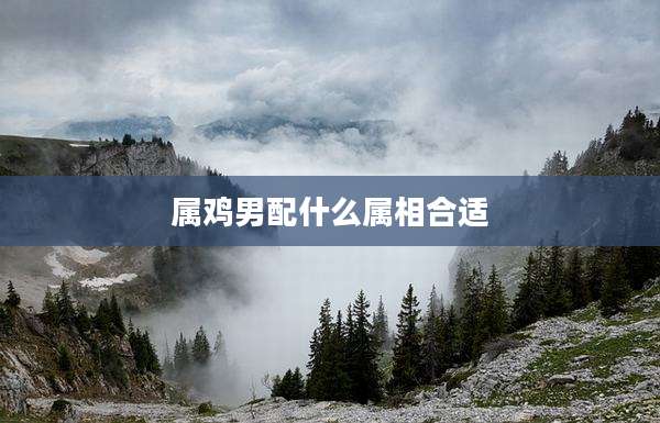 属鸡男配什么属相合适