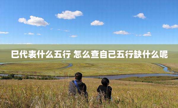 巳代表什么五行 怎么查自己五行缺什么呢