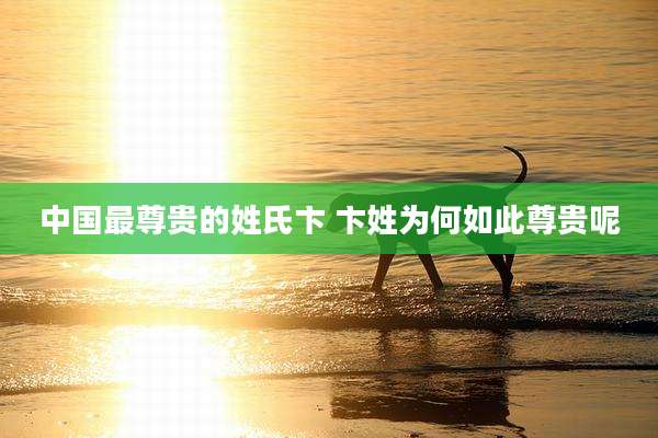 中国最尊贵的姓氏卞 卞姓为何如此尊贵呢