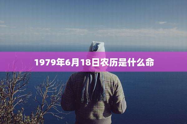 1979年6月18日农历是什么命