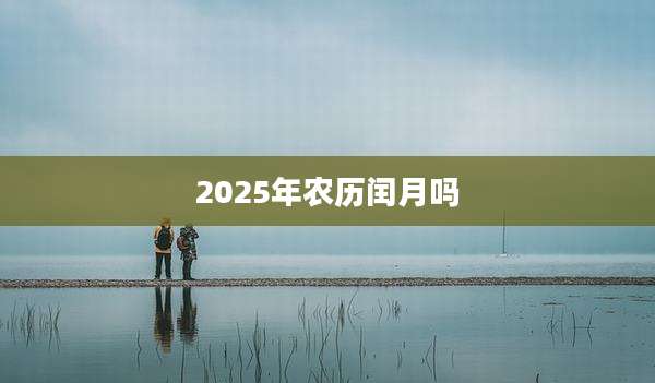 2025年农历闰月吗