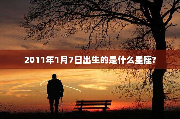 2011年1月7日出生的是什么星座?