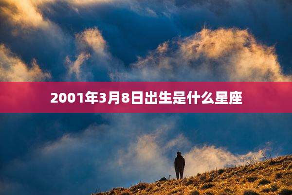 2001年3月8日出生是什么星座