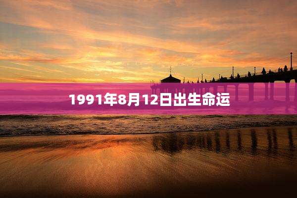 1991年8月12日出生命运