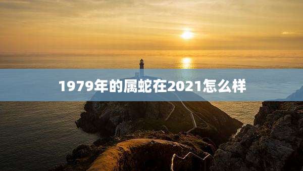 1979年的属蛇在2021怎么样