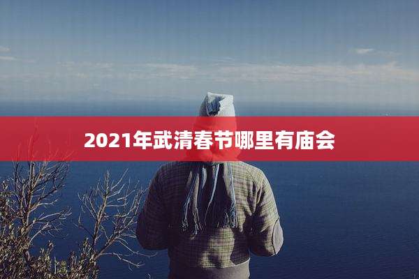 2021年武清春节哪里有庙会