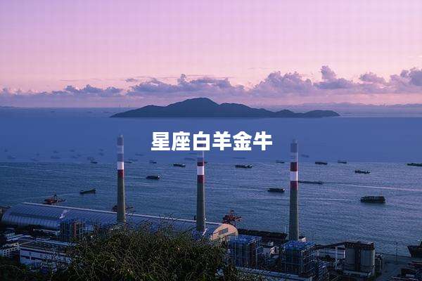 星座白羊金牛