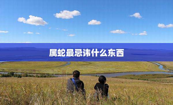 属蛇最忌讳什么东西