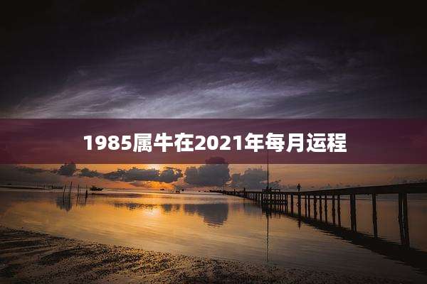 1985属牛在2021年每月运程