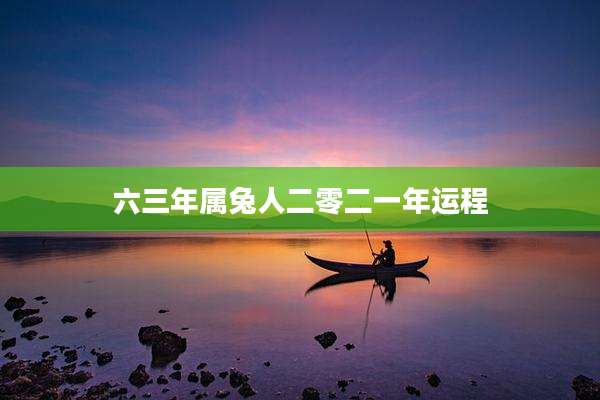 六三年属兔人二零二一年运程