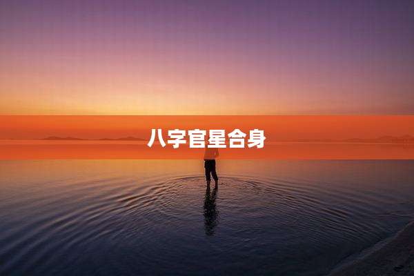 八字官星合身