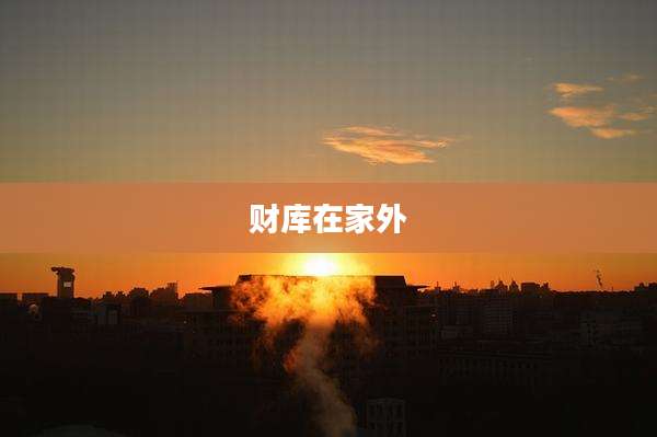 财库在家外