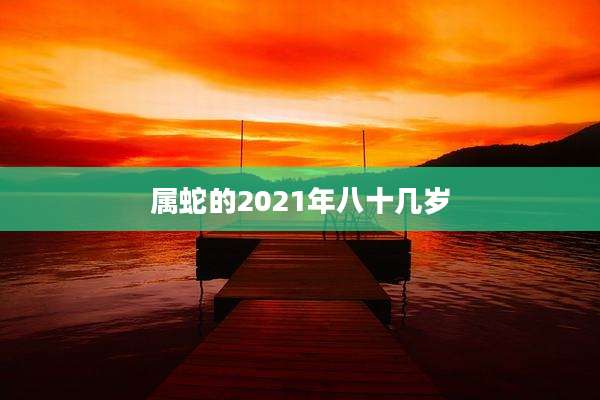 属蛇的2021年八十几岁