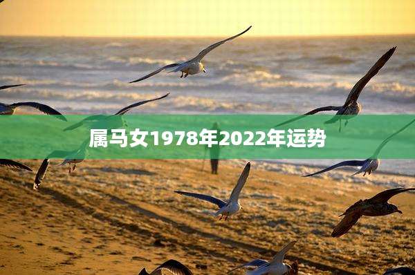 属马女1978年2022年运势