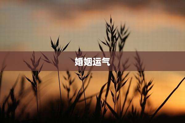 婚姻运气