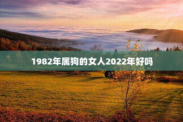 1982年属狗的女人2022年好吗