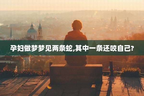 孕妇做梦梦见两条蛇,其中一条还咬自己?