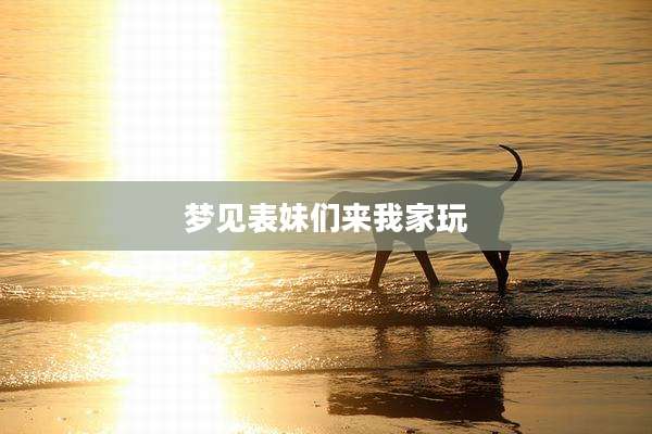 梦见表妹们来我家玩