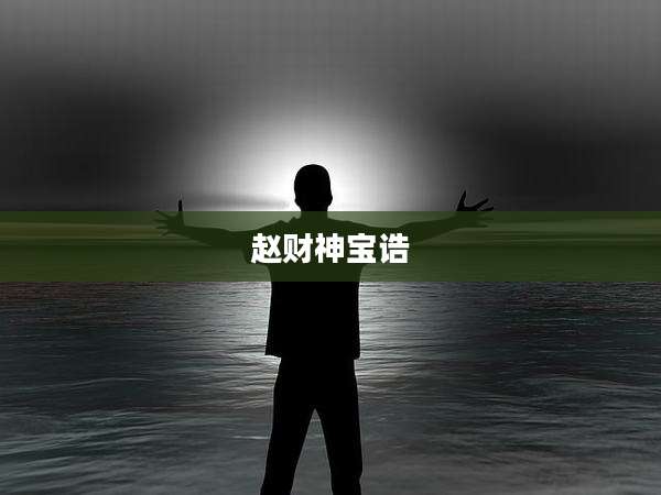 赵财神宝诰