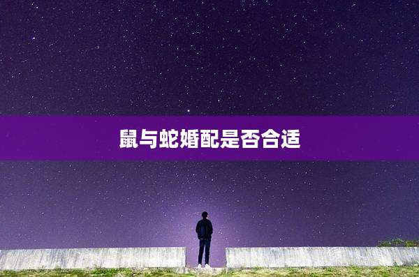 鼠与蛇婚配是否合适