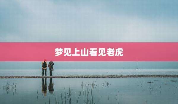 梦见上山看见老虎
