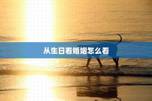 从生日看婚姻怎么看
