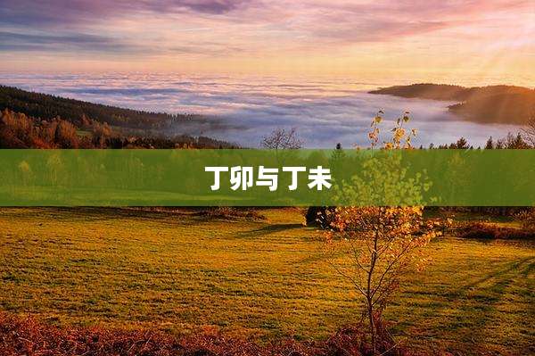 丁卯与丁未