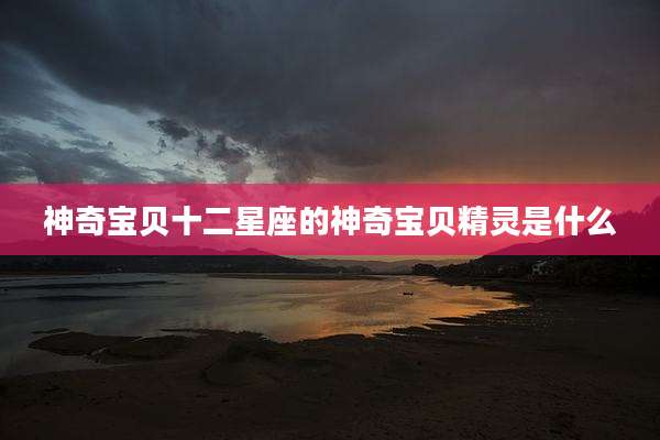 神奇宝贝十二星座的神奇宝贝精灵是什么