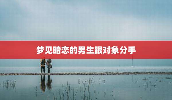 梦见暗恋的男生跟对象分手